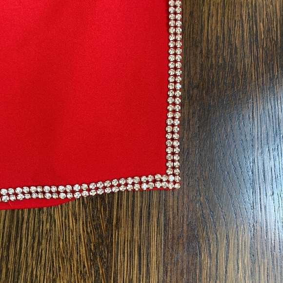 Ted Baker used red rhinestone dress size 2 - Picture 3 of 7